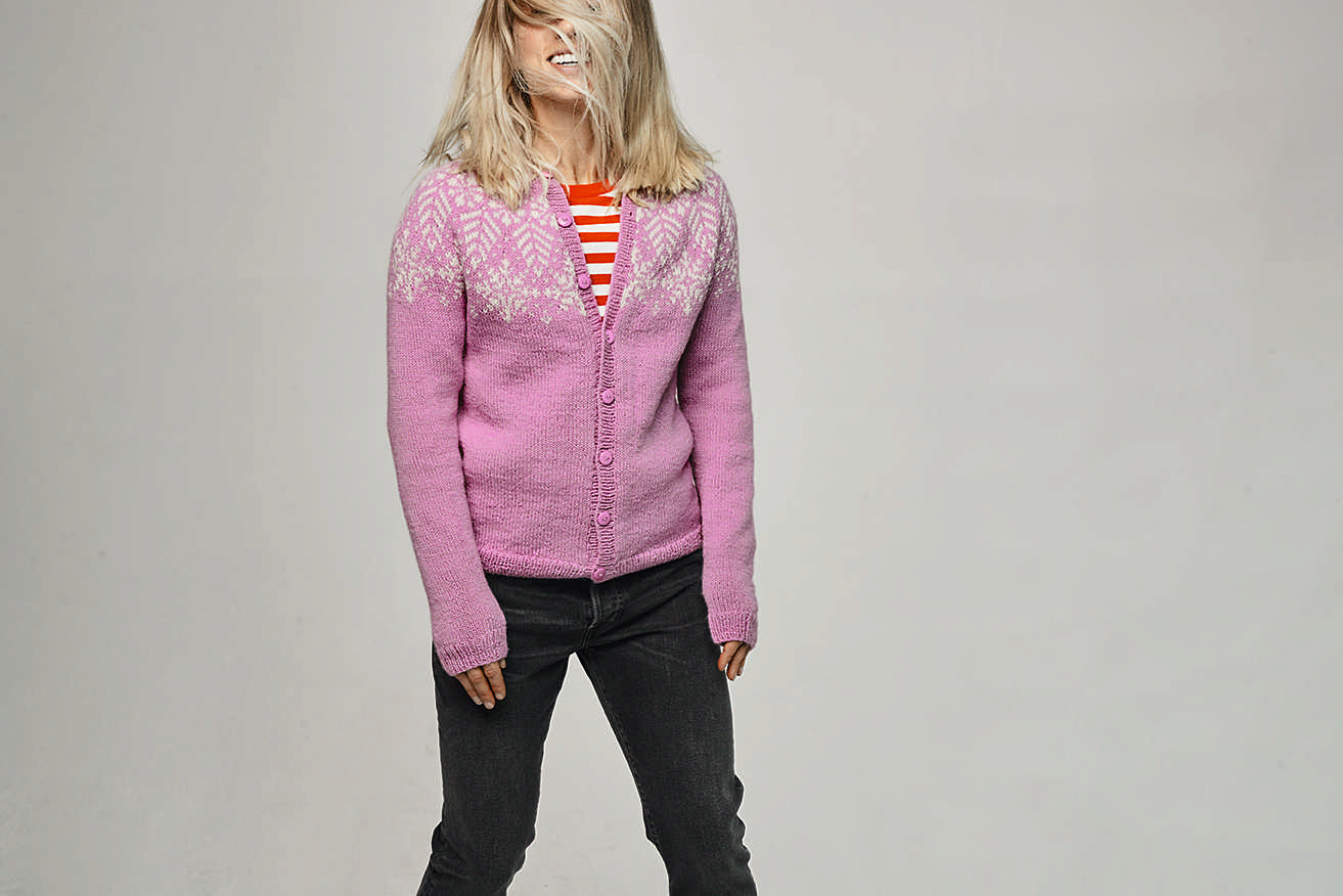 Tiril Eckhoff for Sandnes Garn: Snow Crystal Sweater + Cardigan Patterns - Image 7