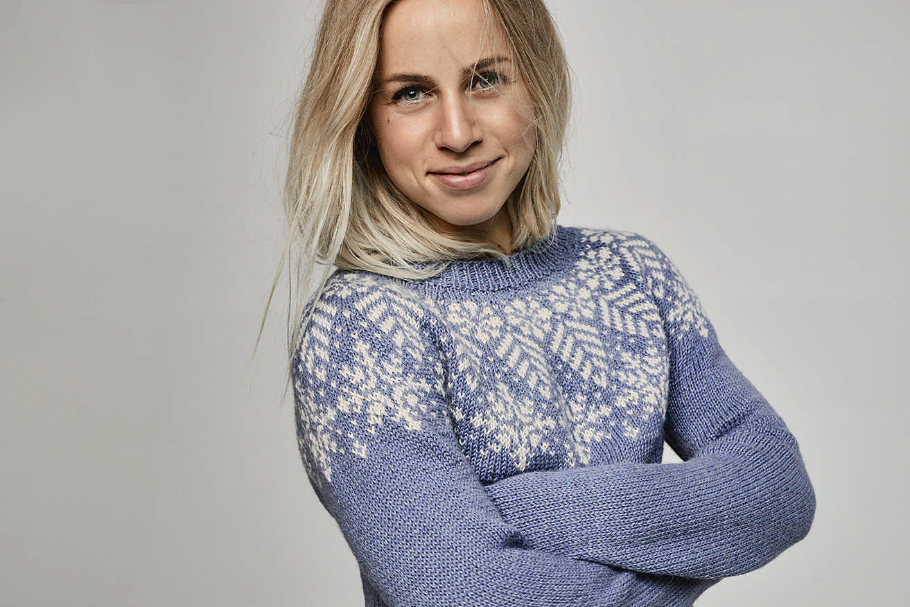Tiril Eckhoff for Sandnes Garn: Snow Crystal Sweater + Cardigan Patterns - Image 3