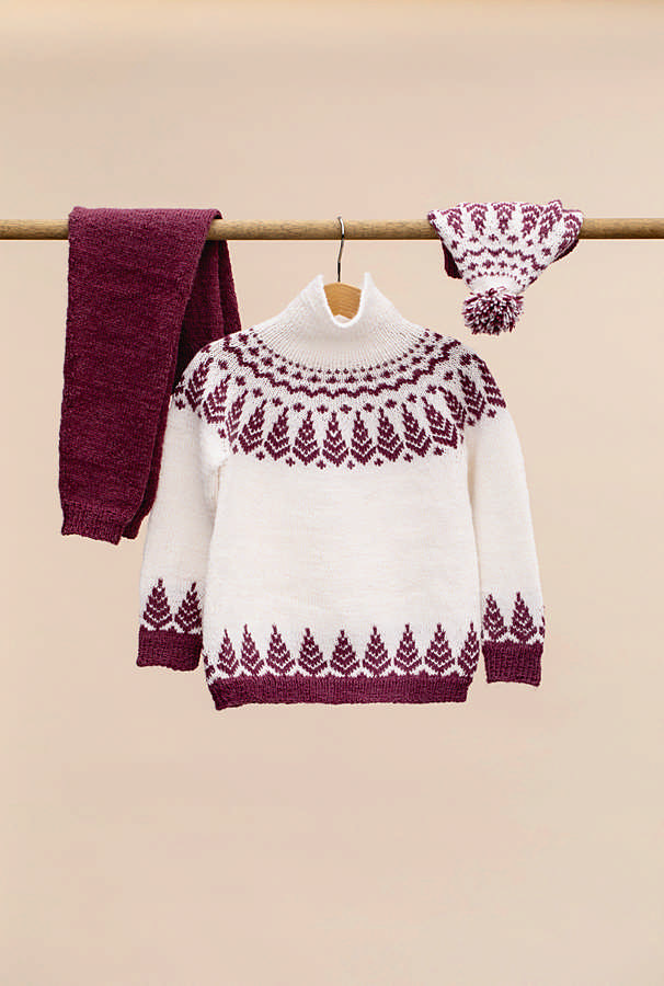 Syngve Sweater, Hat + Tights - Nr 10 - Image 2