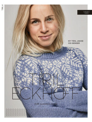 Tiril Eckhoff for Sandnes Garn: Snow Crystal Sweater + Cardigan Patterns