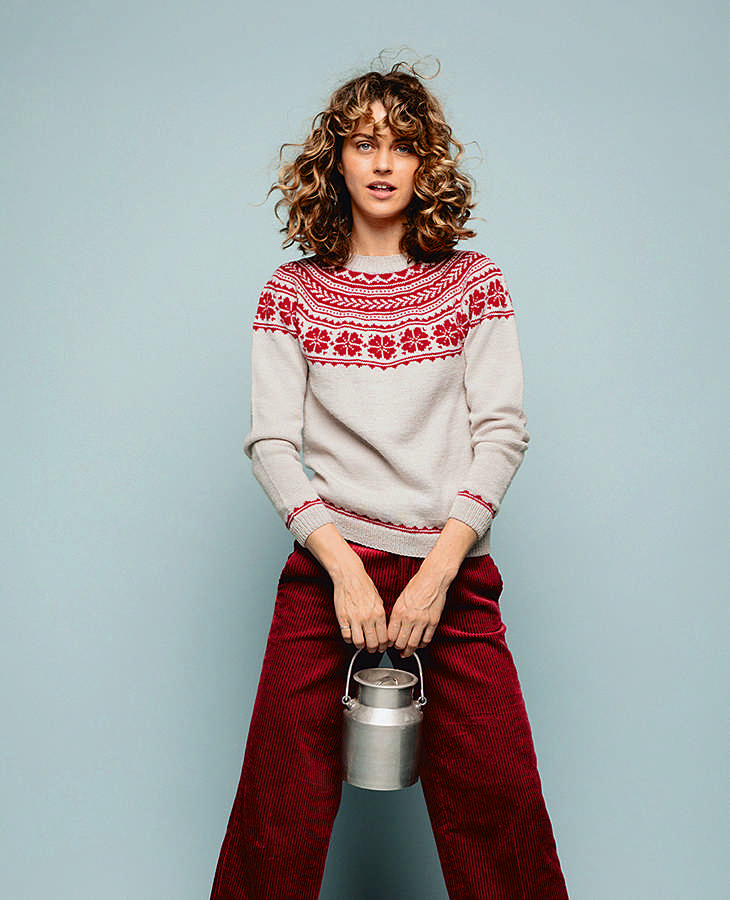 FREE PATTERNS: Sandnes Garn Melkegenser from Tine - Image 9