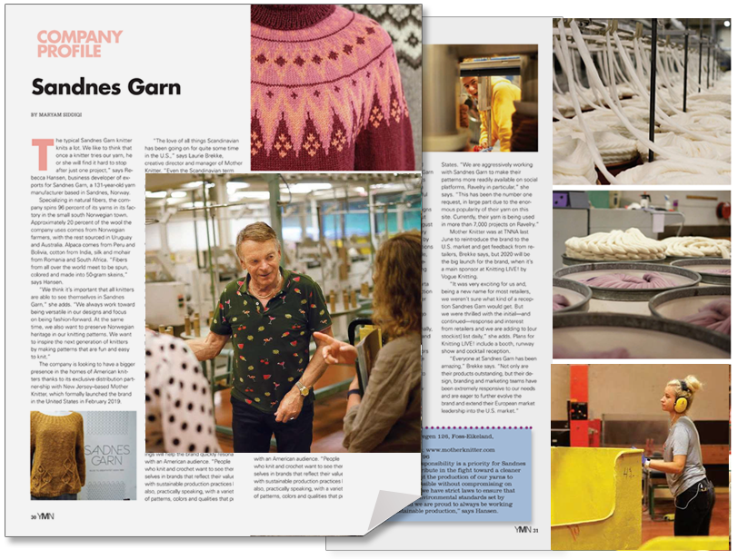 Yarn Market News Company Profile: Sandnes Garn