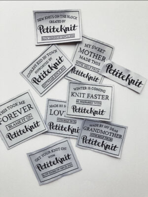 Petite Knit Garment Labels