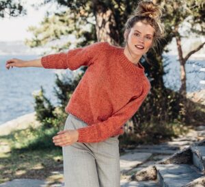 Sandnes Garn Raglan Sweater Pattern