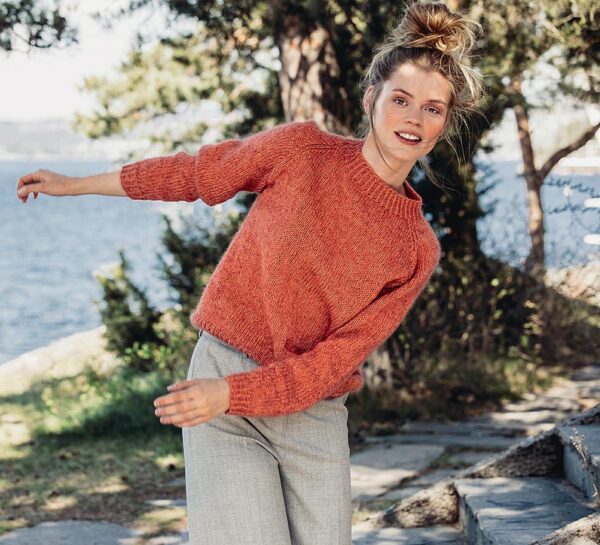 Sandnes Garn Raglan Sweater Pattern