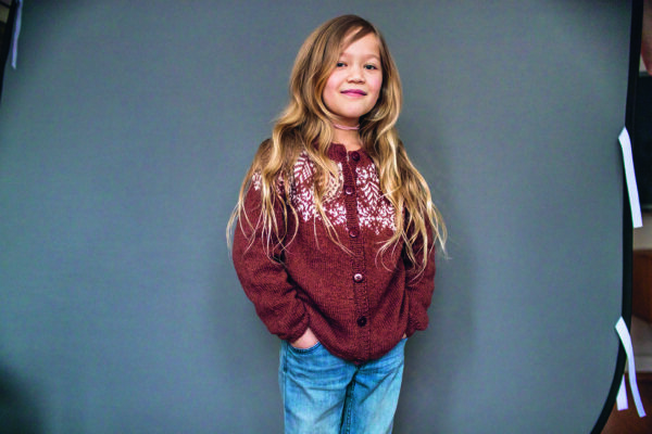 Tiril Eckhoff for Sandnes Garn: Kid's Snow Crystal Sweater + Cardigan Patterns - Image 5