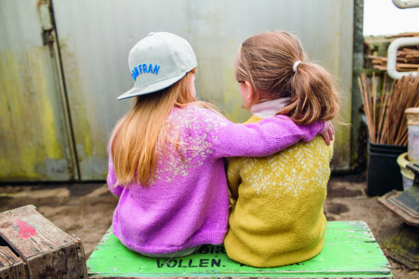 Tiril Eckhoff for Sandnes Garn: Kid's Snow Crystal Sweater + Cardigan Patterns - Image 11