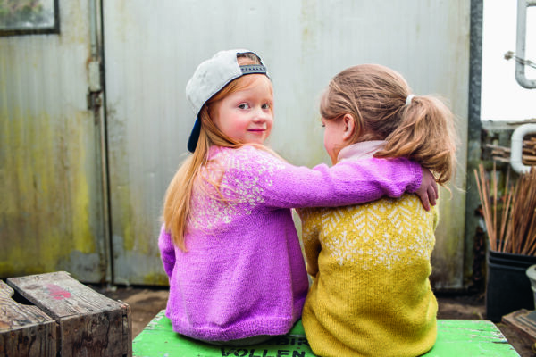 Tiril Eckhoff for Sandnes Garn: Kid's Snow Crystal Sweater + Cardigan Patterns - Image 10