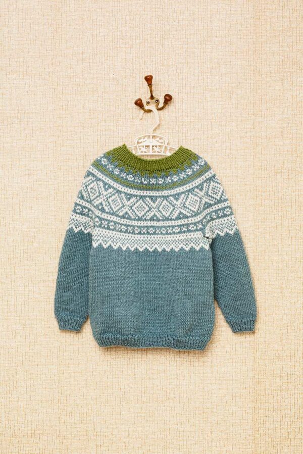 Sandnes Garn Marius Sweater Kit for Kids - Image 4