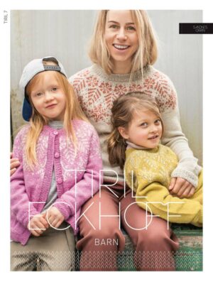 Tiril Eckhoff for Sandnes Garn: Kid's Snow Crystal Sweater + Cardigan Patterns