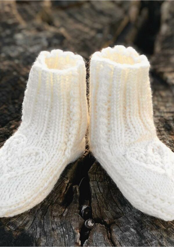 KongleBySigrun Heart Baby Socks - Image 3