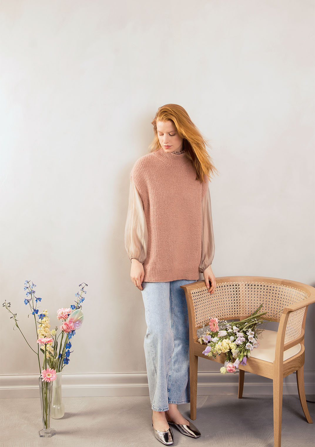 purl ribbing slipover