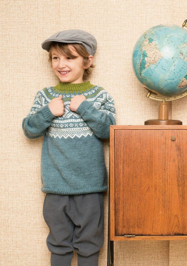 Sandnes Garn Marius Sweater Kit for Kids - Image 5