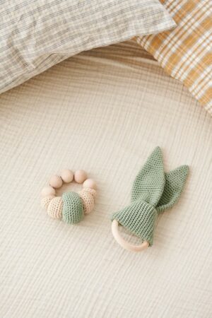 Rattle + Teething Ring