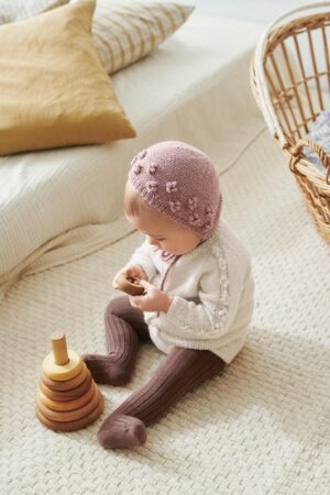 Adelia Cardigan + Bonnet