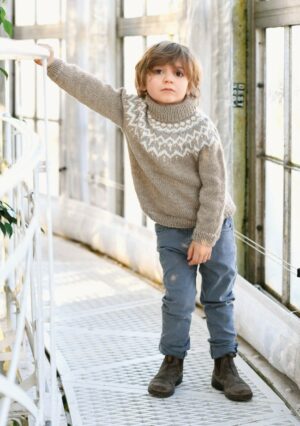 Sandnes Garn Free Pattern: Ask Sweater for Kids