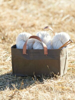 Cocoknits Kraft Caddy and Handles