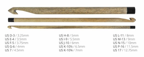 Lykke Driftwood Crochet Hook
