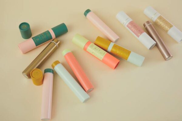 Slim Flask Bottle - Mint/Ochre - Image 2