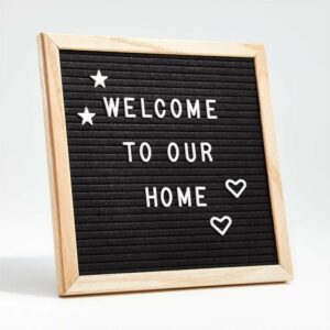 Framed Felt Letter Board