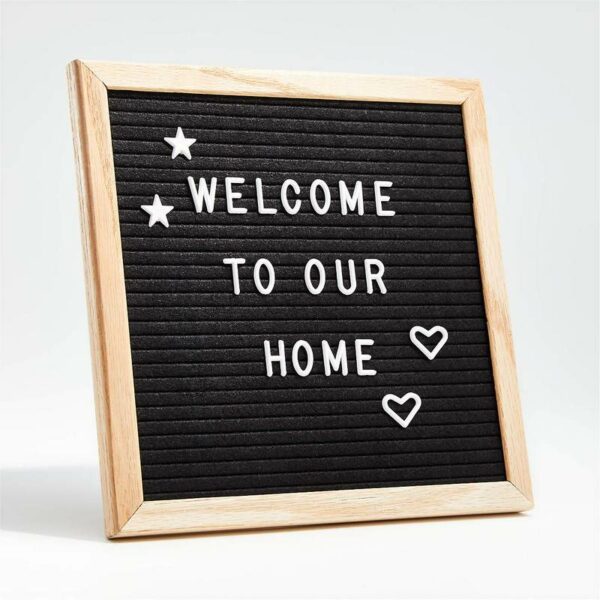 Framed Felt Letter Board
