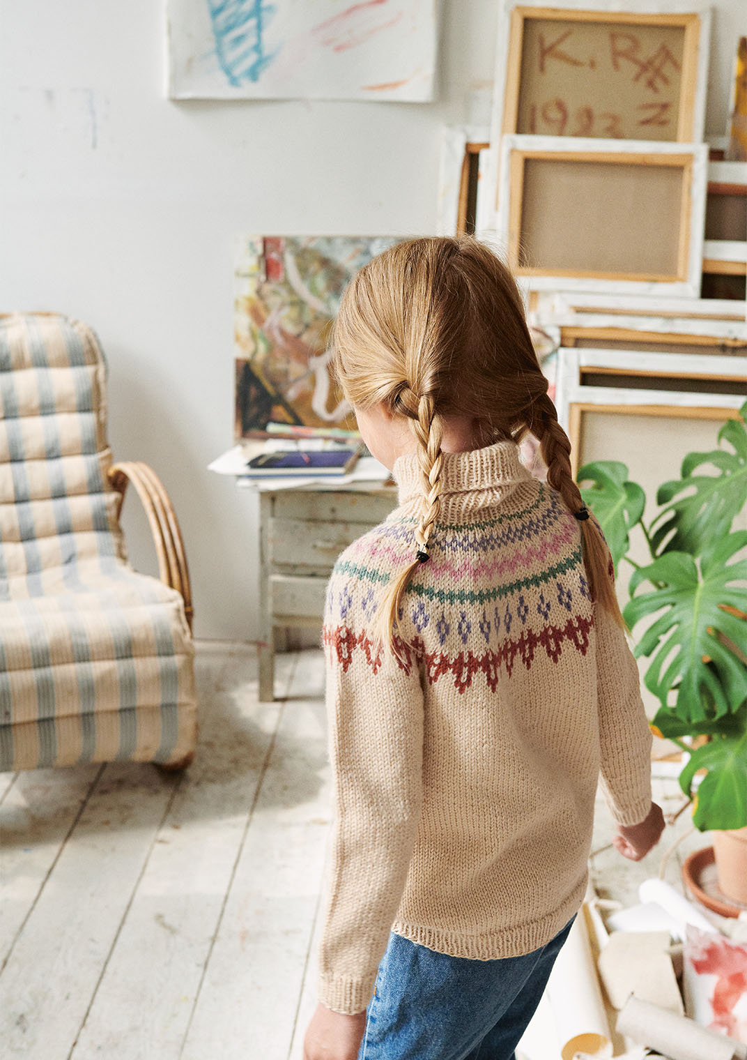 Children's Sweater with Turtleneck - Image 2