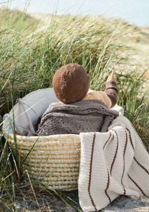 PAUL'S BLANKET IN PURL RIB