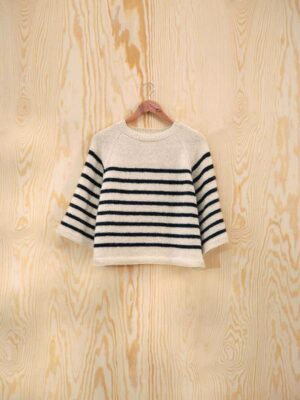 Cherry Sweater with Stripes