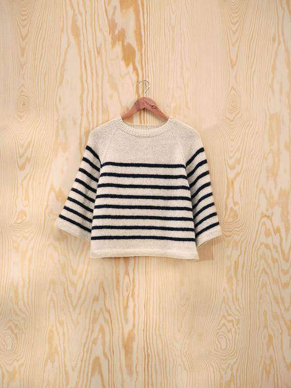 Cherry Sweater with Stripes