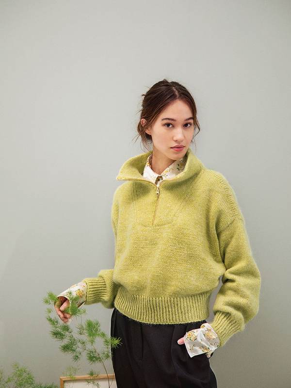 Gia Zipper Sweater