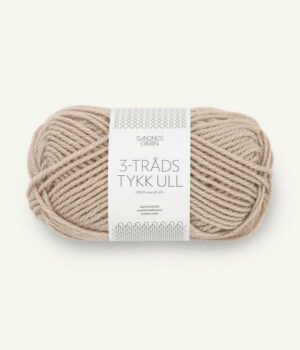 3-Tråds Tykk Ull [3-Threads Thick Wool]