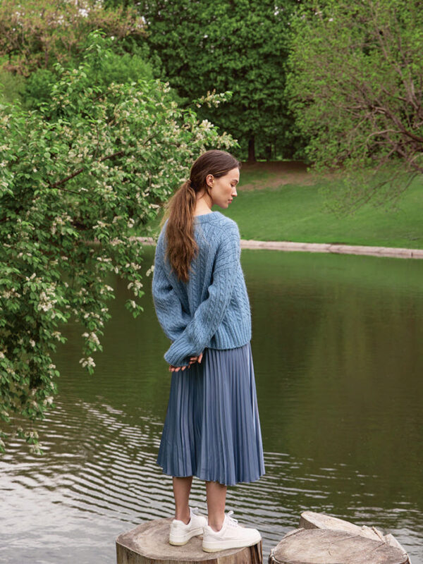 BONNIE CABLE SWEATER- 2210 - Image 3