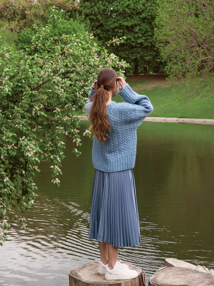 BONNIE CABLE SWEATER- 2210 - Image 4