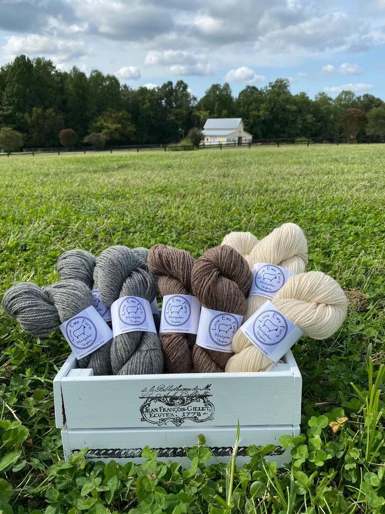 Love Ewe Farm Romney Sheep Worsted Yarn