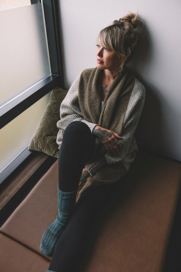 BIG COZY CARDI by Andrea Mowry - Image 3