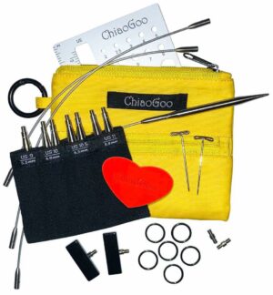 ChiaoGoo TWIST Shorties Interchangeable Yellow Case