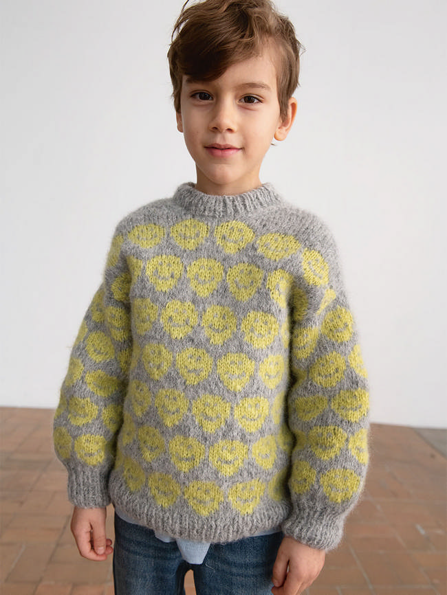 ALL SMILEY SWEATER (2303)