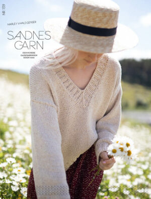 Sandnes Garn Marley V-Neck Sweater [Kit includes FREE Pattern]