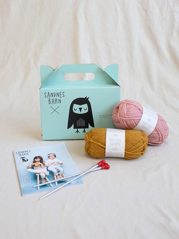 Sandnes Garn Learn to Knit Kit for Kids