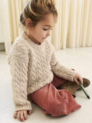 BONNIE SWEATER JUNIOR (Sisu/Alpakka)