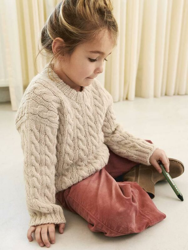 BONNIE SWEATER JUNIOR (Sisu/Alpakka)