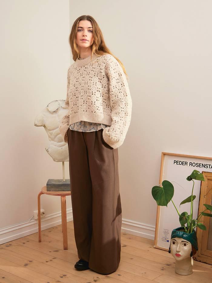 NR. 6 FLEUR SWEATER CROCHET