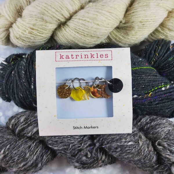 Katrinkles Eclipse Moon Stitch Marker Set - Image 2