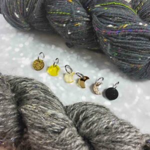 Katrinkles Eclipse Moon Stitch Marker Set