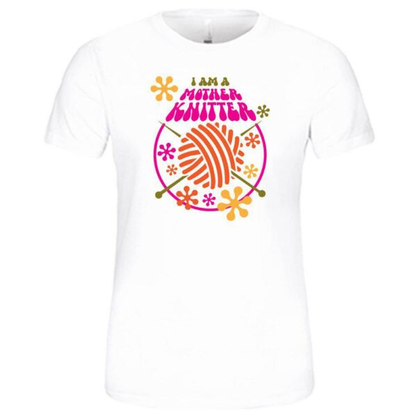 Mother Knitter Unisex T-shirt Crew Neck