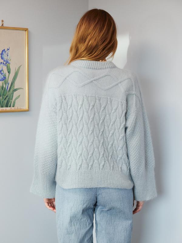 HEATHER SWEATER (cable edition) - Image 2