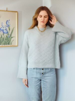 HEATHER SWEATER (cable edition)