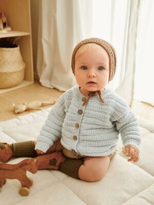 FILLIP CARDIGAN, PANTS & BONNET BABY