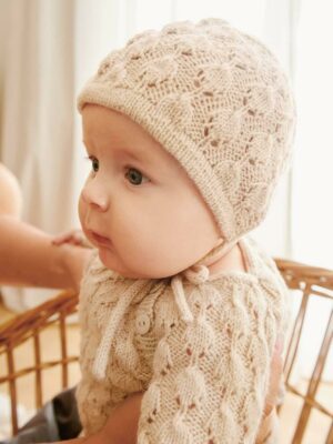 LILJA BONNET, CARDIGAN, DIAPER PANTS & TIGHTS
