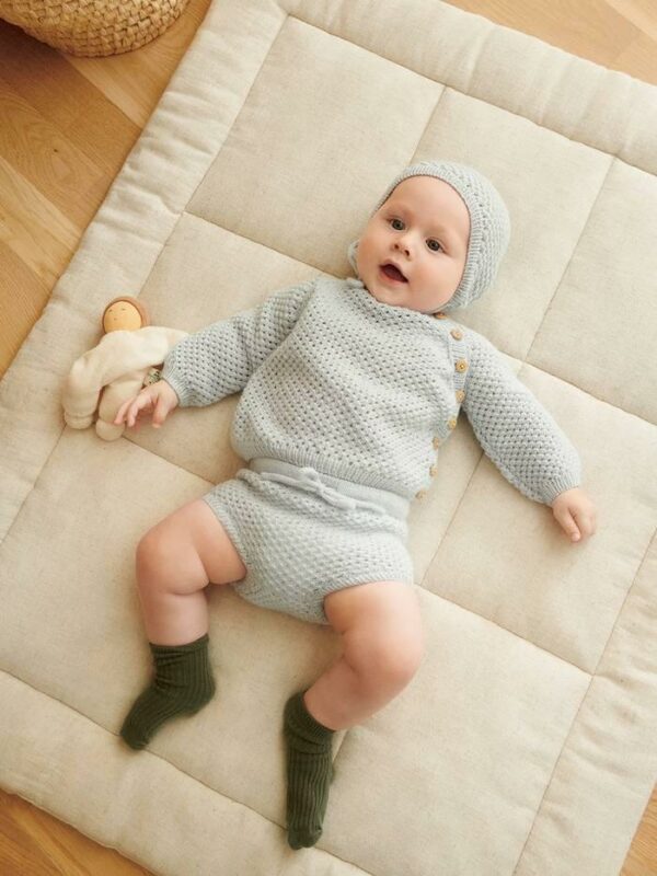 APRIL CARDIGAN, PANTS & BONNET BABY